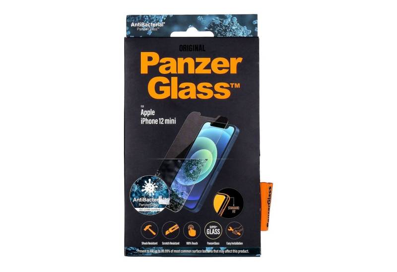 PanzerGlass Displayschutzfolie iPhone 12mini antibakteriell von PanzerGlass
