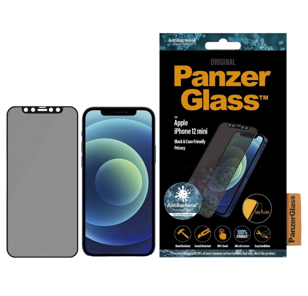 PanzerGlass Displayschutzglas E2E für iPhone 12 Mini - Displayschutzglas - transparent für Apple iPhone 12 Mini PanzerGlass Displayschutzglas E2E für iPhone 12 Mini - Displayschutzglas - transparent für Apple iPhone 12 Mini von PanzerGlass
