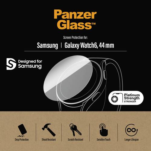 PanzerGlass Galaxy Watch6 (Bluetooth + LTE), Galaxy Watch6 (Bluetooth) Displayschutzglas 44mm von PanzerGlass