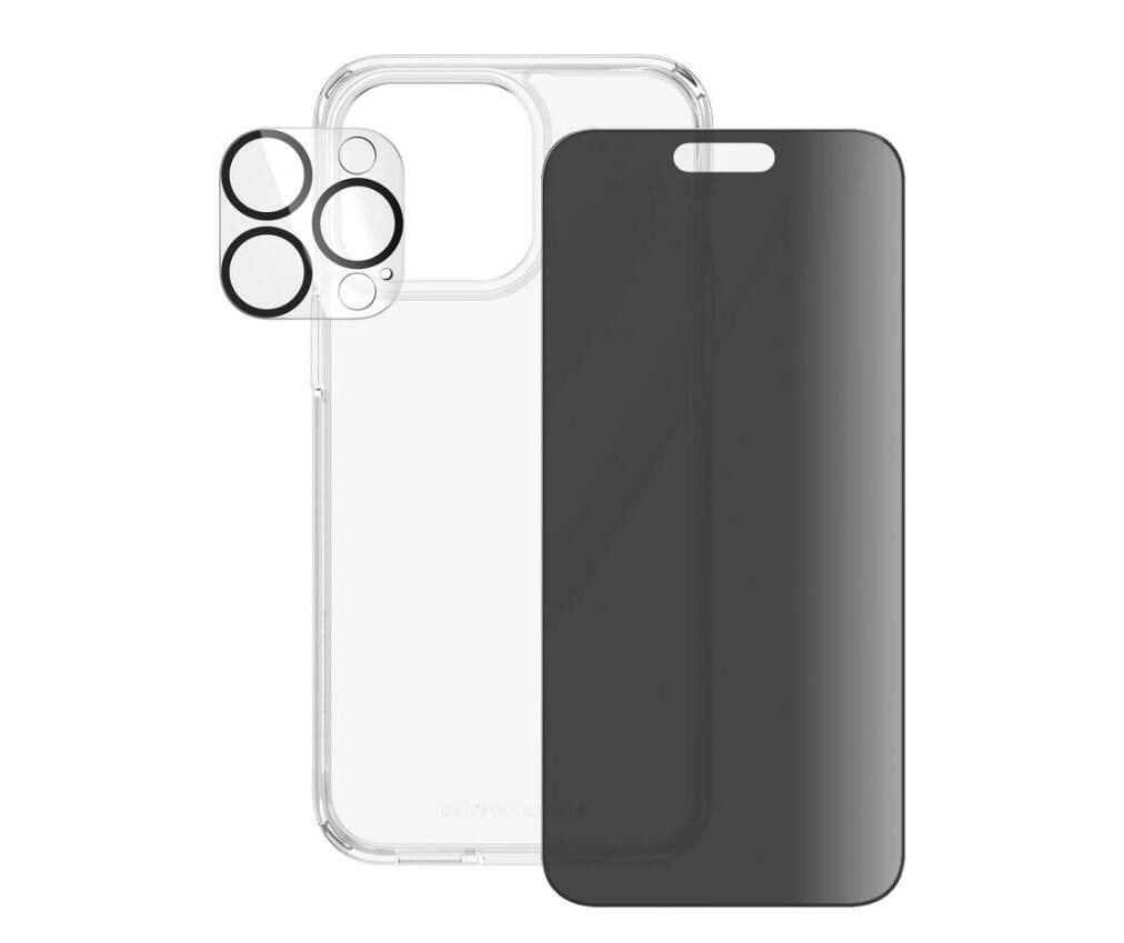 PanzerGlass Handyhülle PANZERGLASS™ PRIVACY 3-IN-1 SET IPHONE 15 PRO MAX von PanzerGlass