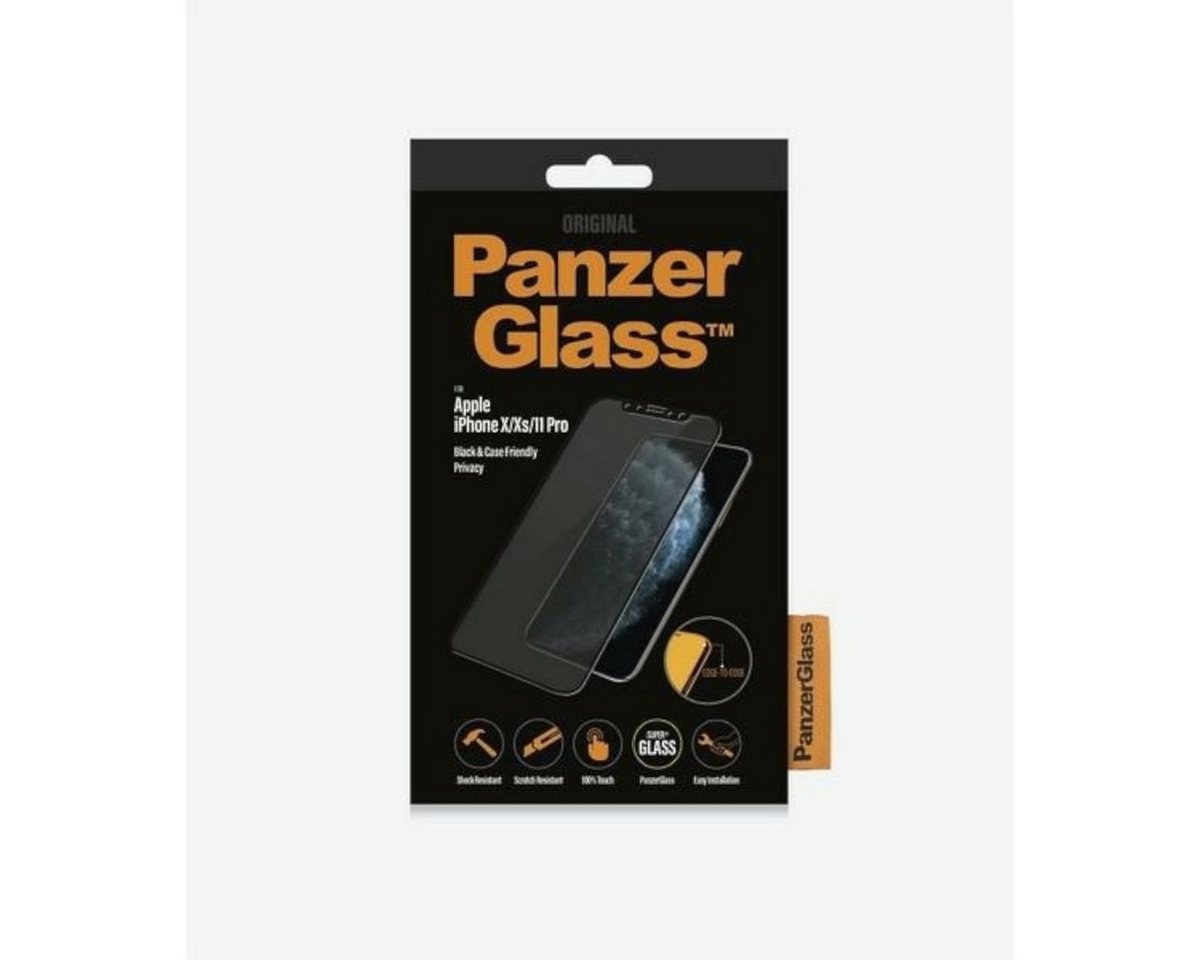 PanzerGlass Handyhülle PanzerGlass Apple iPhone X / XS / 11 Pro Hart Glas Case Friendly Privacy Edition Schwarz PanzerGlass Handyhülle PanzerGlass Apple iPhone X / XS / 11 Pro Hart Glas Case Friendly Privacy Edition Schwarz von PanzerGlass
