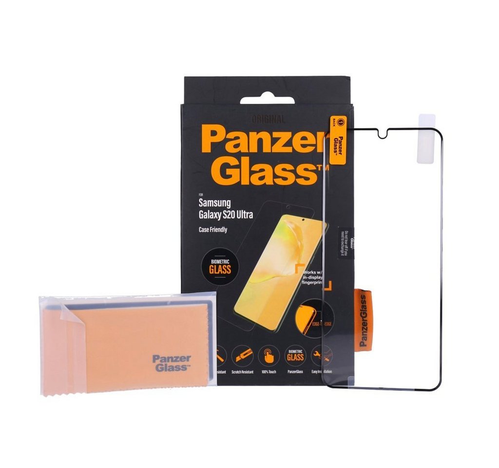 PanzerGlass Handyhülle Samsung Galaxy S20 Ultra Curved Case Friendly Biometric Glass PanzerGlass Handyhülle Samsung Galaxy S20 Ultra Curved Case Friendly Biometric Glass von PanzerGlass