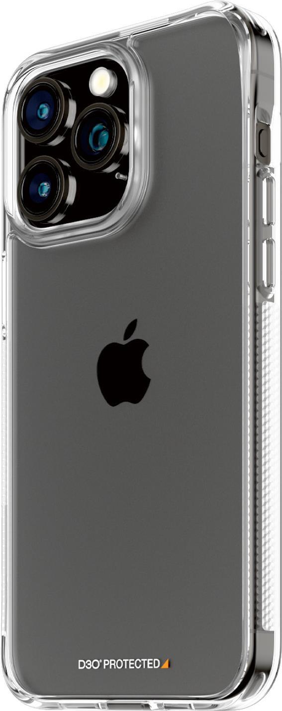 PanzerGlass HardCase - Clear Edition - hintere Abdeckung für Mobiltelefon - mit D3O - fettabweisende Beschichtung, D3O Bio, 100 % recyceltes Polycarbonat - für Apple iPhone 15 Pro Max (1175) von PanzerGlass