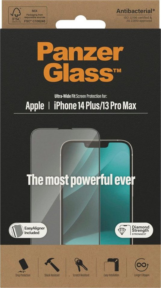 PanzerGlass PanzerGlass™ Clear Glass Displayschutz für iPhone 14 Plus, Displayschutzglas von PanzerGlass