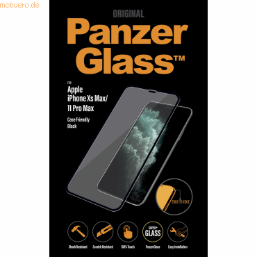 PanzerGlass PanzerGlass E2E iPhone 11 Pro Max, CF, Black von PanzerGlass
