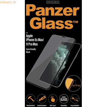 PanzerGlass PanzerGlass E2E iPhone 11 Pro Max, CF, Black PanzerGlass PanzerGlass E2E iPhone 11 Pro Max, CF, Black von PanzerGlass