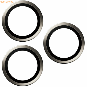 PanzerGlass PanzerGlass Hoops iPhone 15 Pro, Pro Max Natural Metal von PanzerGlass
