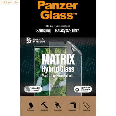 PanzerGlass PanzerGlass MATRIX Galaxy S23 Ultra UWF PET-Film AB wA PanzerGlass PanzerGlass MATRIX Galaxy S23 Ultra UWF PET-Film AB wA von PanzerGlass
