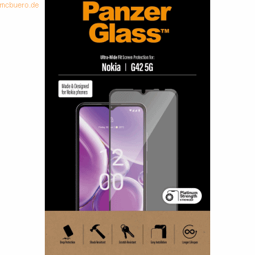 PanzerGlass PanzerGlass Screen Protector Nokia G42 5G | Ultra-Wide Fit von PanzerGlass