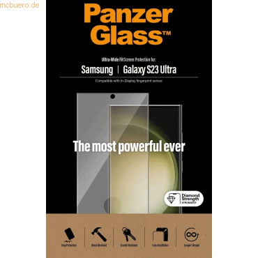 PanzerGlass PanzerGlass Screen Protector Samsung Galaxy S23 Ultra, AB PanzerGlass PanzerGlass Screen Protector Samsung Galaxy S23 Ultra, AB von PanzerGlass