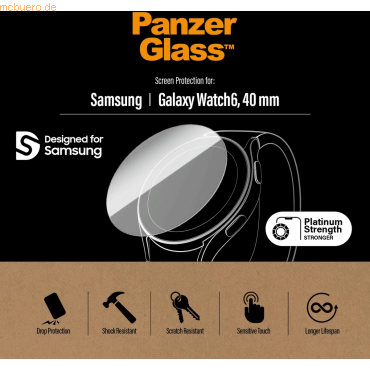 PanzerGlass PanzerGlass Screen Protector Samsung Galaxy Watch 6, 40mm PanzerGlass PanzerGlass Screen Protector Samsung Galaxy Watch 6, 40mm von PanzerGlass