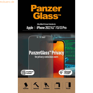 PanzerGlass PanzerGlass f. iPhone 14/13/13 Pro UWF Privacy AB w Applic von PanzerGlass