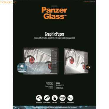 PanzerGlass PanzerGlass iPad Pro 12,9-(2018/20/21/22) CF Graphic Paper von PanzerGlass