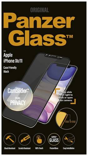 PanzerGlass Privacy CamSlider Displayschutzglas iPhone 11, iPhone XR 1 St. P2668 von PanzerGlass