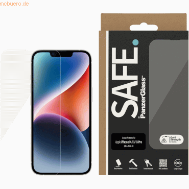 PanzerGlass SAFE. by PanzerGlass iPhone 13/13 Pro, 14 UWF von PanzerGlass