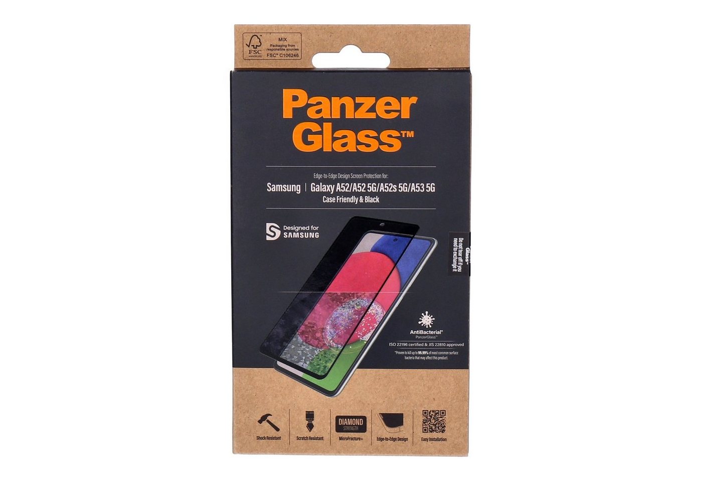 PanzerGlass Schutzfolie für Samsung A52, A52G gehärtete Display Schutzfolie PanzerGlass Schutzfolie für Samsung A52, A52G gehärtete Display Schutzfolie von PanzerGlass