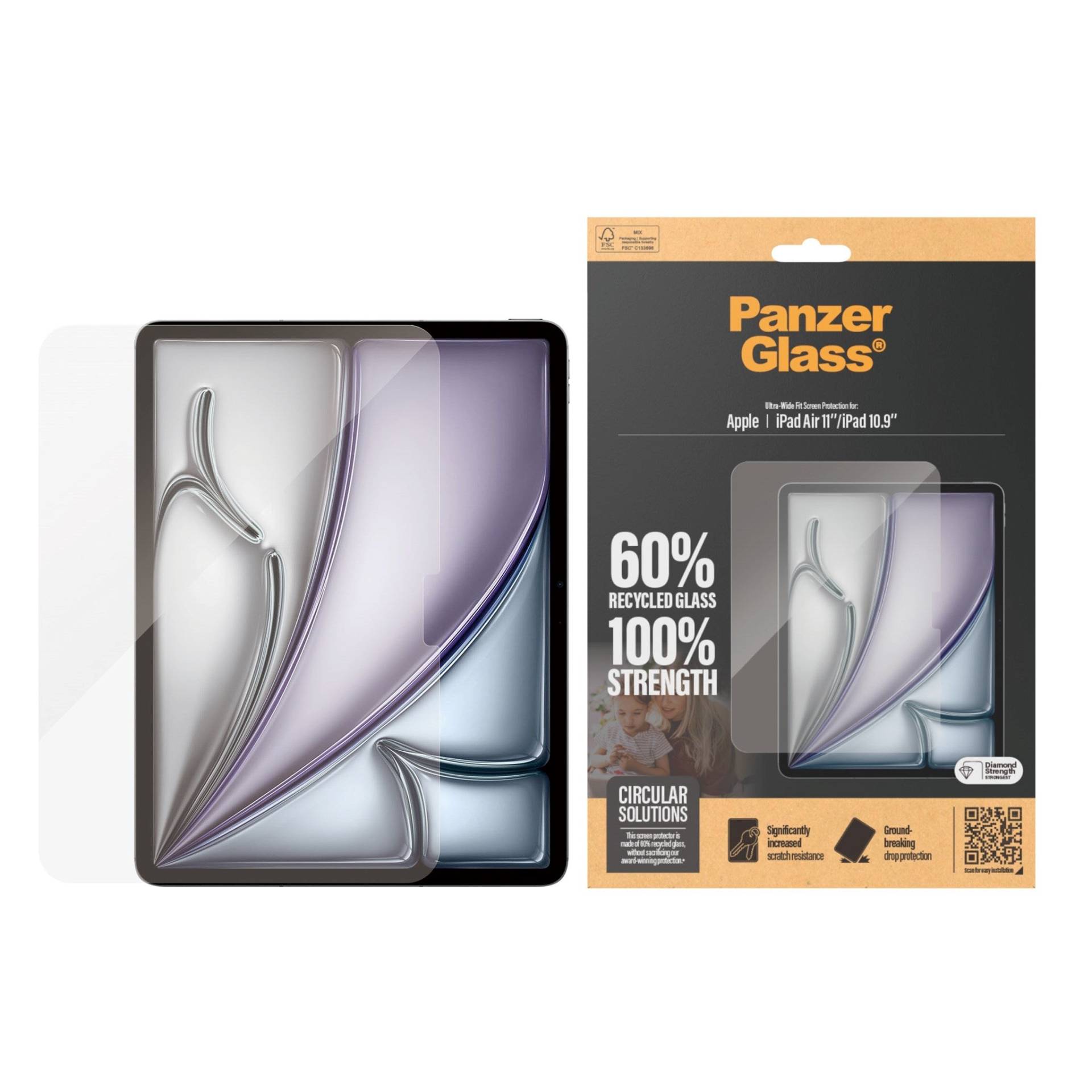 PanzerGlass - iPad Air 11" 2024 iPad 10.9" Ultra-Wide Fit PanzerGlass - iPad Air 11" 2024 iPad 10.9" Ultra-Wide Fit von PanzerGlass