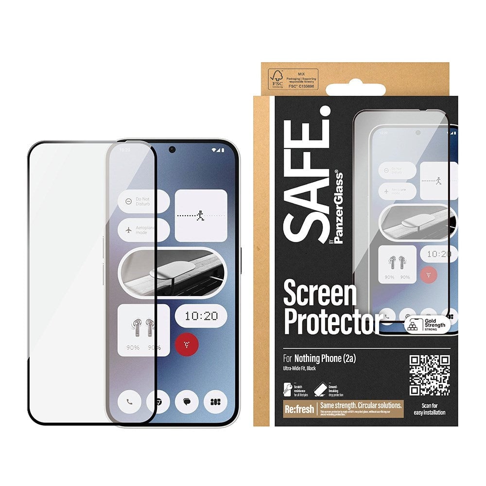 SAFE by PanzerGlass- Screen Protector - Nothing Phone 2a, 2a Plus - Ultra-Wide Fit SAFE by PanzerGlass- Screen Protector - Nothing Phone 2a, 2a Plus - Ultra-Wide Fit von PanzerGlass