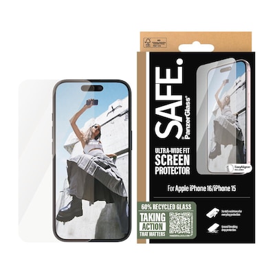 SAFE. by PanzerGlass Displayschutz iPhone 16 UWF SAFE. by PanzerGlass Displayschutz iPhone 16 UWF von PanzerGlass