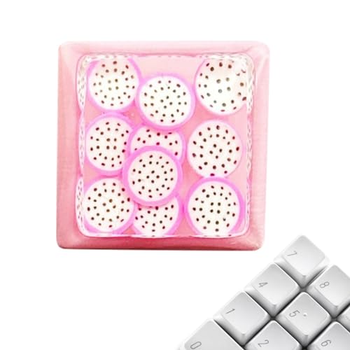 Paodduk Niedliche Tastenkappe, Tastatur-Tastenkappen-Set, Schlüsselkappen, dekoratives Computerzubehör, Süßigkeiten Tastenkappen Dekoratives Computerzubehör für mechanische Tastatur Paodduk Niedliche Tastenkappe, Tastatur-Tastenkappen-Set, Schlüsselkappen, dekoratives Computerzubehör, Süßigkeiten Tastenkappen Dekoratives Computerzubehör für mechanische Tastatur von Paodduk