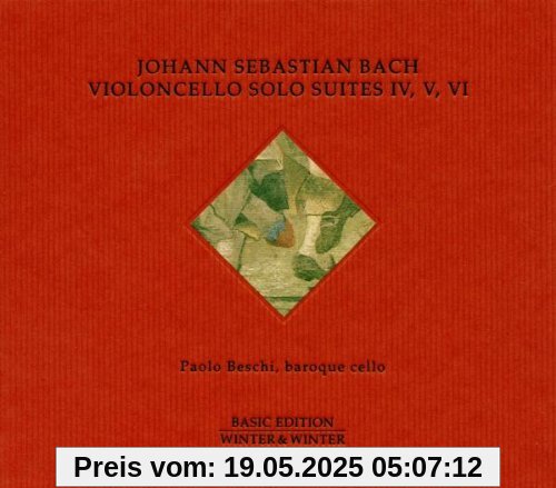 Cello Solo Suites IV / V / VI Cello Solo Suites IV / V / VI von Paolo Beschi