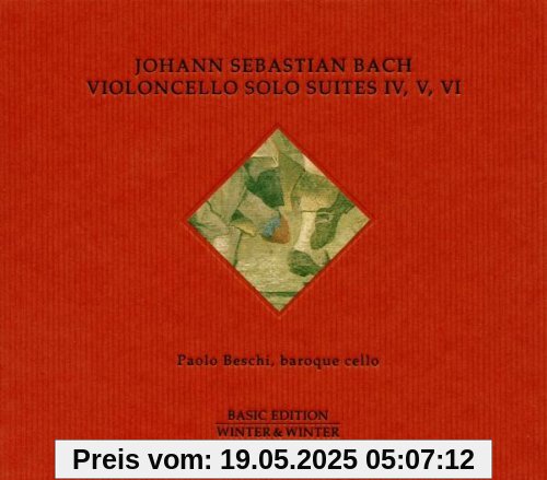 Cello Solo Suites IV / V / VI von Paolo Beschi