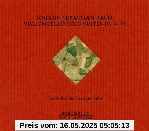 Cello Solo Suites IV / V / VI von Paolo Beschi