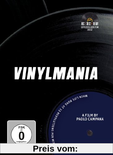 Vinylmania: Wenn das Leben in 33 Umdrehungen pro Minute läuft [2 DVDs] von Paolo Campana