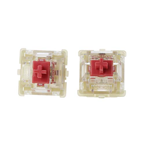 Cherry MX Silent Switch 3-polige Geschwindigkeit, silberfarben, für mechanische Tastatur, 2 Stück von Paopaoldm