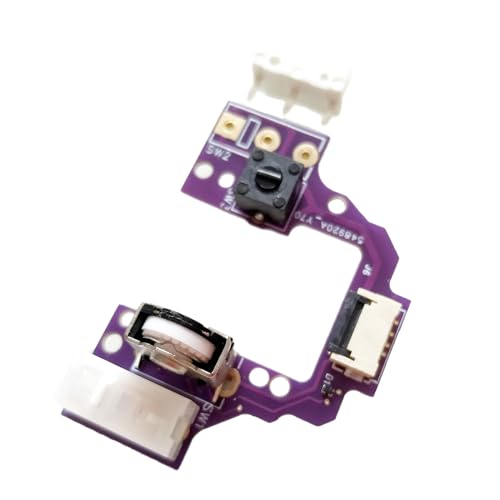 Hot Swap Motherboards PCB Button Board mit Mikroschaltern, silberfarbene Encoder für GPROX Superlight 2-Tastenplatine Hot Swap Motherboards PCB Button Board mit Mikroschaltern, silberfarbene Encoder für GPROX Superlight 2-Tastenplatine von Paopaoldm