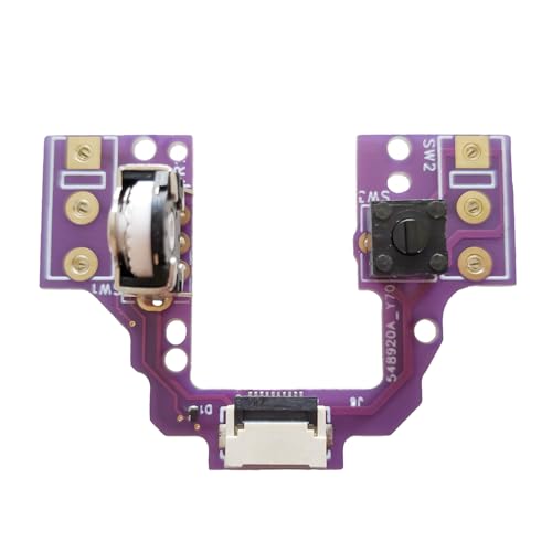 Hot Swap Motherboards PCB Button Board mit Mikroschaltern, silberfarbene Encoder für GPROX Superlight 2-Tastenplatine Hot Swap Motherboards PCB Button Board mit Mikroschaltern, silberfarbene Encoder für GPROX Superlight 2-Tastenplatine von Paopaoldm