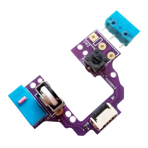 Hot Swap Motherboards PCB Button Board mit Mikroschaltern, silberfarbene Encoder für GPROX Superlight 2-Tastenplatine Hot Swap Motherboards PCB Button Board mit Mikroschaltern, silberfarbene Encoder für GPROX Superlight 2-Tastenplatine von Paopaoldm