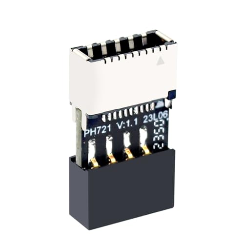 Paopaoldm Mainboard USB 2.0 9-polig auf Typ-C TypeE 20-polige Buchse Adapter, effiziente und stabile Geschwindigkeit, USB 2.0-Buchse auf Typ E Stecker von Paopaoldm
