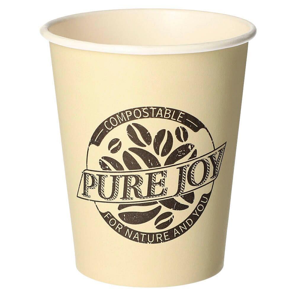 PAPSTAR Einweg-Kaffeebecher PURE JOY 0,2 l - 50 Stück von Pap Star