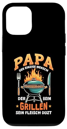 Papa Der Einzige Mensch Der Beim Grillen Sein Fleisch Duzt Hülle für iPhone 12/12 Pro Papa Der Einzige Mensch Der Beim Grillen Sein Fleisch Duzt Hülle für iPhone 12/12 Pro von Papa Einzige Beim Grillen Duzt Spruch Vater Grill