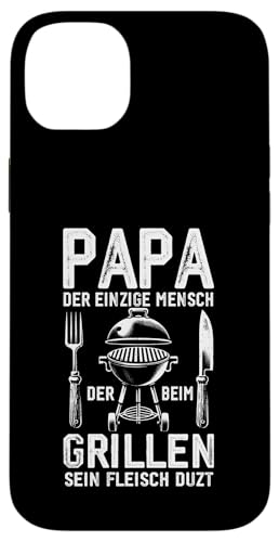 Papa Der Einzige Mensch Der Beim Grillen Sein Fleisch Duzt Hülle für iPhone 14 Plus Papa Der Einzige Mensch Der Beim Grillen Sein Fleisch Duzt Hülle für iPhone 14 Plus von Papa Einzige Beim Grillen Duzt Spruch Vater Grill