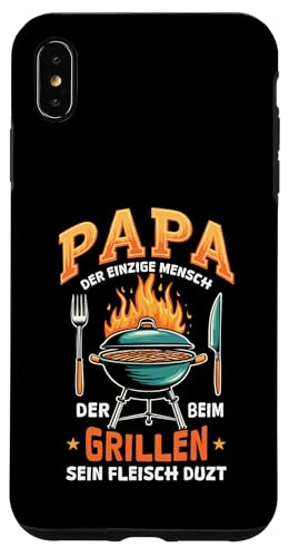 Papa Der Einzige Mensch Der Beim Grillen Sein Fleisch Duzt Hülle für iPhone XS Max Papa Der Einzige Mensch Der Beim Grillen Sein Fleisch Duzt Hülle für iPhone XS Max von Papa Einzige Beim Grillen Duzt Spruch Vater Grill