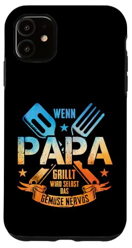 Wenn Papa Grillt Wird Selbst Das Gemüse Nervös Väter Grillen Hülle für iPhone 11 Wenn Papa Grillt Wird Selbst Das Gemüse Nervös Väter Grillen Hülle für iPhone 11 von Papa Grillt Das Gemüse Wird Nervös Grillen Väter
