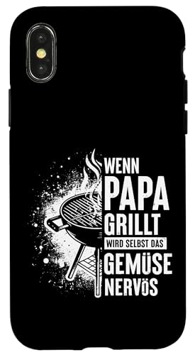 Wenn Papa Grillt Wird Selbst Das Gemüse Nervös Väter Grillen Hülle für iPhone X/XS Wenn Papa Grillt Wird Selbst Das Gemüse Nervös Väter Grillen Hülle für iPhone X/XS von Papa Grillt Das Gemüse Wird Nervös Grillen Väter