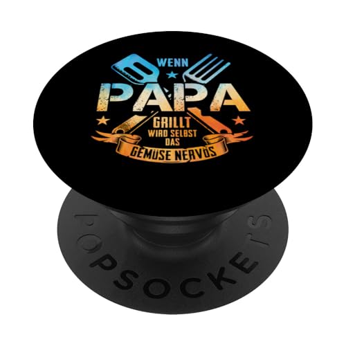 Wenn Papa Grillt Wird Selbst Das Gemüse Nervös Väter Grillen PopSockets Klebender PopGrip Wenn Papa Grillt Wird Selbst Das Gemüse Nervös Väter Grillen PopSockets Klebender PopGrip von Papa Grillt Das Gemüse Wird Nervös Grillen Väter