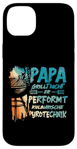 Papa Grillt Nicht Er Performt Kulinarische Pyrotechnik Grill Hülle für iPhone 14 Plus Papa Grillt Nicht Er Performt Kulinarische Pyrotechnik Grill Hülle für iPhone 14 Plus von Papa Grillt Nicht Pyrotechnik Geschenkidee Vater
