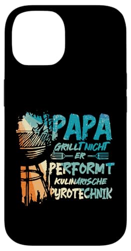 Papa Grillt Nicht Er Performt Kulinarische Pyrotechnik Grill Hülle für iPhone 14 Papa Grillt Nicht Er Performt Kulinarische Pyrotechnik Grill Hülle für iPhone 14 von Papa Grillt Nicht Pyrotechnik Geschenkidee Vater