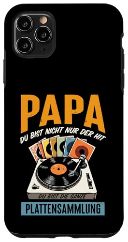 Papa Du Bist Der Hit Plattenspieler Männer Vatertag Musik Hülle für iPhone 11 Pro Max von Papa Musik Plattenspieler Vinyl Retro Geschenkidee