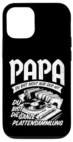 Papa Du Bist Der Hit Plattenspieler Männer Vatertag Musik Hülle für iPhone 12/12 Pro von Papa Musik Plattenspieler Vinyl Retro Geschenkidee