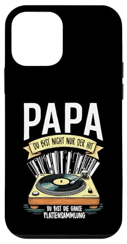 Papa Du Bist Der Hit Plattenspieler Männer Vatertag Musik Hülle für iPhone 12 mini von Papa Musik Plattenspieler Vinyl Retro Geschenkidee