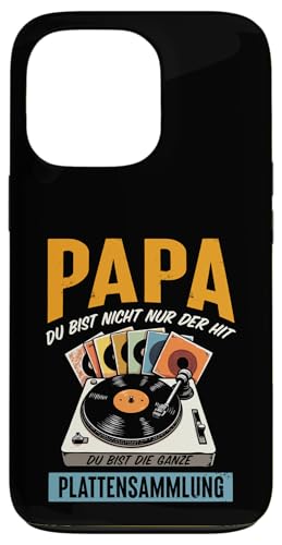 Papa Du Bist Der Hit Plattenspieler Männer Vatertag Musik Hülle für iPhone 13 Pro von Papa Musik Plattenspieler Vinyl Retro Geschenkidee