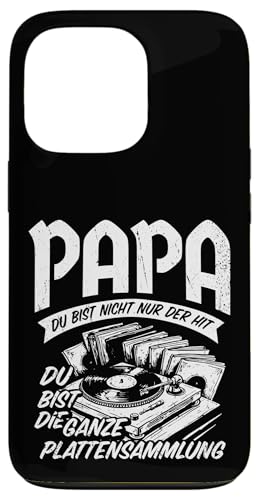 Papa Du Bist Der Hit Plattenspieler Männer Vatertag Musik Hülle für iPhone 13 Pro von Papa Musik Plattenspieler Vinyl Retro Geschenkidee