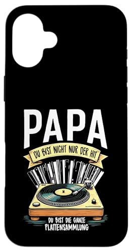Papa Du Bist Der Hit Plattenspieler Männer Vatertag Musik Hülle für iPhone 16 Plus Papa Du Bist Der Hit Plattenspieler Männer Vatertag Musik Hülle für iPhone 16 Plus von Papa Musik Plattenspieler Vinyl Retro Geschenkidee