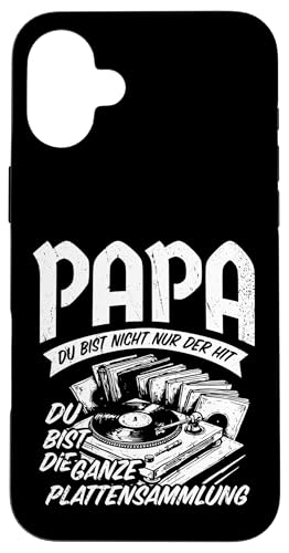 Papa Du Bist Der Hit Plattenspieler Männer Vatertag Musik Hülle für iPhone 16 Plus Papa Du Bist Der Hit Plattenspieler Männer Vatertag Musik Hülle für iPhone 16 Plus von Papa Musik Plattenspieler Vinyl Retro Geschenkidee