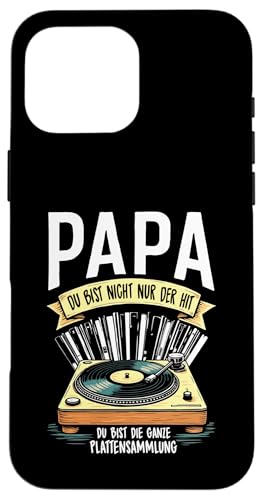 Papa Du Bist Der Hit Plattenspieler Männer Vatertag Musik Hülle für iPhone 16 Pro Max Papa Du Bist Der Hit Plattenspieler Männer Vatertag Musik Hülle für iPhone 16 Pro Max von Papa Musik Plattenspieler Vinyl Retro Geschenkidee